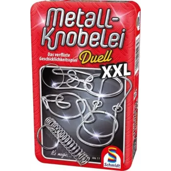 Schmidt Spiele kovinska sestavljanka Duel XXL - spretnostna igra sestavljanka potovalna izdaja od 7 let