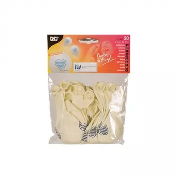 PAPSTAR bavarski modro-beli balon iz lateksa, premer 250 mm, 1 kos 81949