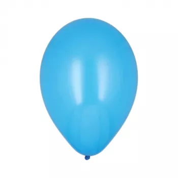 PAPSTAR modri zabavni baloni, premer 250 mm, 100 kosov, primerni za helij 18953