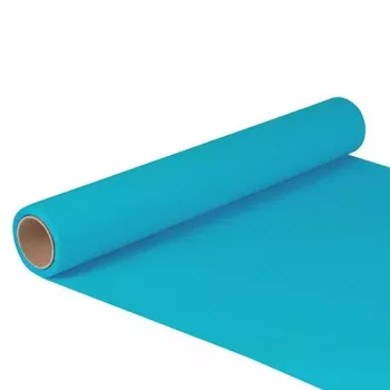 Papstar 82210 turkizna papirnata namizna tekačica v roli, 400 mm x 5 m, pravokotna