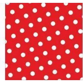 PAPSTAR Dots papirnate prtičke, 330 x 330 mm, rdeče, 3-slojne, 1/4 pregib, 20 kosov 82756