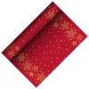 PAPSTAR Christmas Shine rdeč namizni tekač iz airlaida, 400 mm x 3 m, na roli, 1 kos 88657