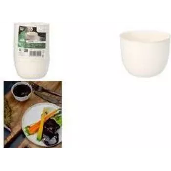 PAPSTAR pure sklede iz sladkornega trsa Evidence, okrogle, 175 ml, Ø 7,2 cm, bele, 10 kosov (89993)