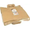 PAPSTAR papirnata vrečka za nošenje, 320 x 170 x 270 mm, rjav kraft papir, 70 g/m², nosilnost 5 kg, z ročajem - 1 kos (86449)