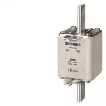 SIEMENS NH varovalka, velikost 3, 200 A, 500 V AC/440 V DC, gG, sprednji indikator, keramično ohišje, posrebreni bakreni kontakti 3NA3340