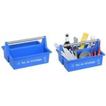 allit McPlus Carry Roi kovček za orodje, moder, z aluminijastim ročajem, 2 velika predala 8500905016