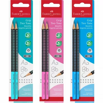 Faber-Castell GRIP 2001 TWO TONE mehanski svinčnik, 2,0 mm, Soft-Grip cona, blister kartica 517093