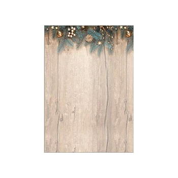 SIGEL božični pisemski papir Golden Greens motiv DIN A4 - 90 g/m² - A4 (DP664)