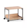 DURABLE SYSTEM 48 večnamenski servisni voziček, 3 police, svetlo siv, 600 x 480 x 900 mm, 120 kg skupne obremenitve 3710124