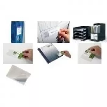 DURABLE POCKETFIX samolepilni žep 90x57mm, prozoren, paket 100 829319