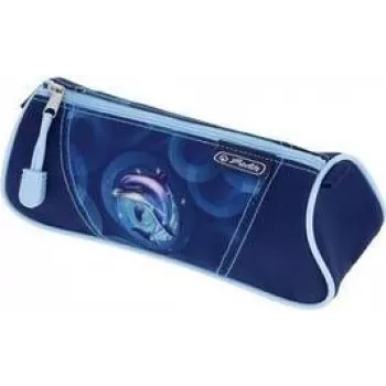 HERLITZ Dolphin Ride trikotna peresnica, poliester, zadrga, 1 predal 400205918