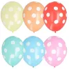 PAPSTAR Dots lateks baloni v mešanih barvah, 29 cm, 100 kosov 84525