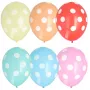 PAPSTAR Dots lateks baloni v mešanih barvah, 29 cm, 100 kosov 84525