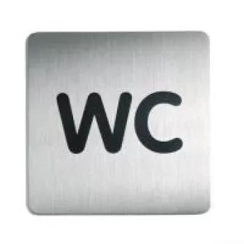 DURABLE PICTO WC piktogram tabla 150x150 mm samolepilna akril 495723