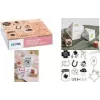 HEYDA set žigov z motivom sreče, prozorna škatla, leseni žigi, različne velikosti in dizajni, 1 set (204888666)