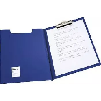 DURABLE mapa s sponko STANDARD, DIN A4, temno modra, mehka folija z ojačitvijo iz kartona 2357-07