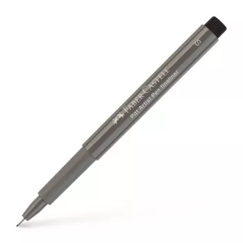 Faber-Castell PITT Artist Pen, Warm Grey IV, pigmentirano črnilo, konica s čopičem, visoka svetlobna obstojnost, 1 svinčnik 167073
