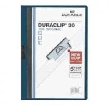 DURABLE DURACLIP 30 A4 spenjalnik črn (paket 25 kosov) 220028