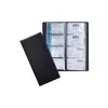 DURABLE VISIFIX® 192 album za vizitke z videzom usnja, črn, 192 kartic 240201