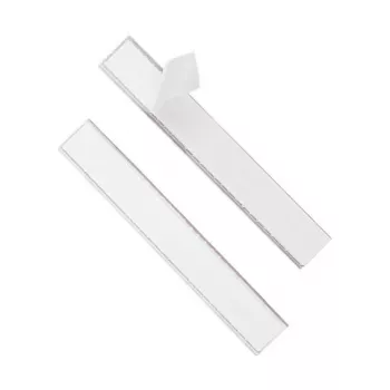 DURABLE LABELFIX® samolepilno držalo za etikete 200x20 mm, prozorno, 10 kosov 802019