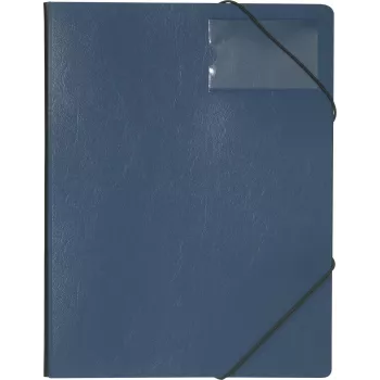 DURABLE Premium kotna mapa A4 temno modra, trda folija z elastičnimi kotnimi gumicami 2320-07