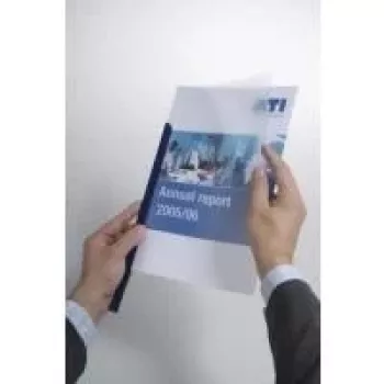 DURABLE A4 vpenjalne vezne letvice, kapaciteta 100 listov, prosojen PP, 50 kosov 293919
