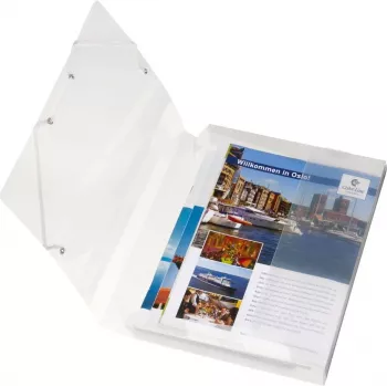 HERLITZ škatla za dokumente DIN A4, polipropilen, prosojna, 40 mm hrbet, 250 x 40 x 330 mm 1948678