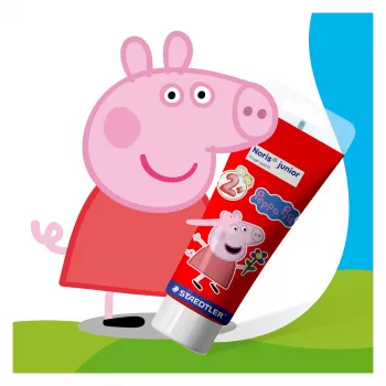 STAEDTLER Noris junior Peppa Pig prstne barve, 4 x 150 ml, od 2 let 8814 L1