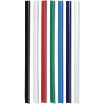 DURABLE DURACLIP A4 vpenjalne letvice 6 mm, prosojne (50 kosov) 293119