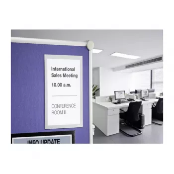 DURABLE DURAFRAME GRIP A4 informacijski okvir, samolepilni, črn, 1 kos 496823
