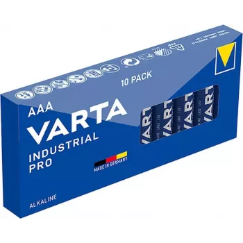 Varta Industrial AAA alkalna baterija 1,5V 1100 mAh – paket 10 kosov (LR03)