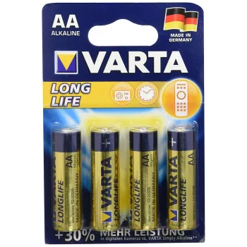 VARTA Longlife AA alkalna baterija 1,5V 2750mAh paket 4 kosov (04106110414)