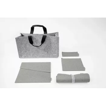 SIGEL BAB01 Desk Sharing Bag Basic L, svetlo siva, paket 5 kosov