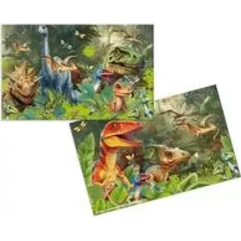 HERMA 3 podloge za pisalno mizo iz kartona Dino World - 3 kosi (19743)