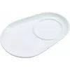 Ritzenhoff & Breker BIANCO ovalni podstavki iz porcelana, 125 x 180 x 20 mm, beli, 6 kosov 425895