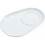 Ritzenhoff & Breker BIANCO ovalni podstavki iz porcelana, 125 x 180 x 20 mm, beli, 6 kosov 425895
