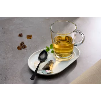 Ritzenhoff & Breker BIANCO ovalni podstavki iz porcelana, 125 x 180 x 20 mm, beli, 6 kosov 425895