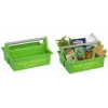 allit McPlus Carry Jardinier košara za orodje, zelena, ergonomski aluminijast ročaj, 2 velika predala, 1 kos (8500906006)