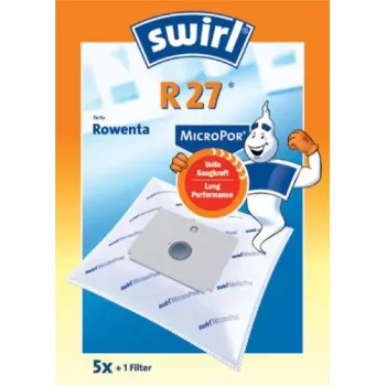 Melitta Swirl R 27 MicroPor vrečke za sesalnik, 5 kosov 170654