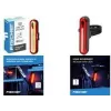 FISCHER FAHRRAD LED zadnja kolesarska luč, polnilna, črna/rdeča 50089:FISCHER