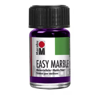 Marabu Easy Marble barva za marmoriranje, 15 ml, ametist 081, hitro sušeča, za potapljalno marmoriranje 13050039081