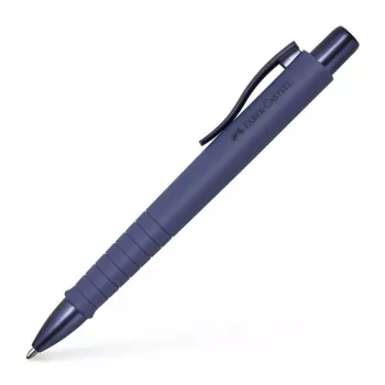 FABER-CASTELL POLY BALL URBAN kemični svinčnik, Future Dusk, modro črnilo, 0,6 mm XB, nedrseč oprijem, 1 kos 241111