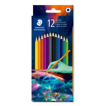 STAEDTLER šestkotne barvice Edition 1, 12-delna kartonska škatla, temni toni, 3,0 mm mina 175C12E2-1