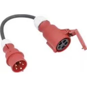 AS Schwabe 61376 napajalni adapter kabel 16 A črn 0,3 m