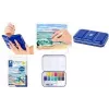 STAEDTLER 888M M12-C set kovinskih akvarelnih barv, 12 barv v kovinski škatli z mešalno paleto in prstanom za prst