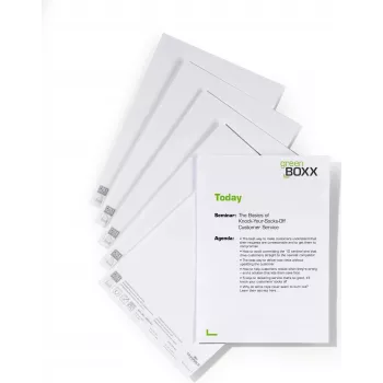 DURABLE vložne etikete A4 210 x 297 mm, 10 listov, bele, karton 170 g/m², laser/inkjet 485602