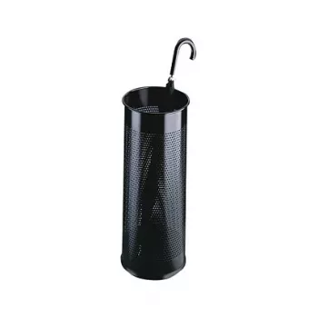 Durable okroglo kovinsko stojalo za dežnike, 28,5 L, črno (335001)