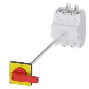 Siemens 3LD2418-0TK13 3-polno glavno in varnostno stikalo, 250 A, rdeče/rumeno