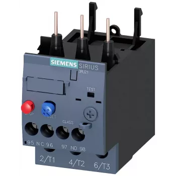 SIEMENS preobremenitveni rele 11-16 A, razred 10, S0, 3-polni, 1NO+1NC, vijačne sponke, 3RU2126-4AB0