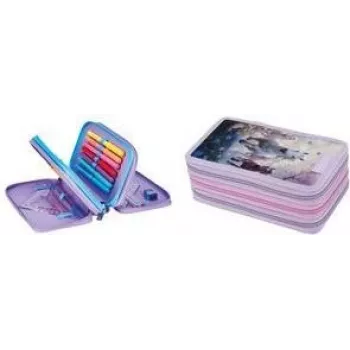 Herlitz TriCase Whisper Mane peresnica s 31 deli, poliester, 3 predali, 3 zadrge 400205915